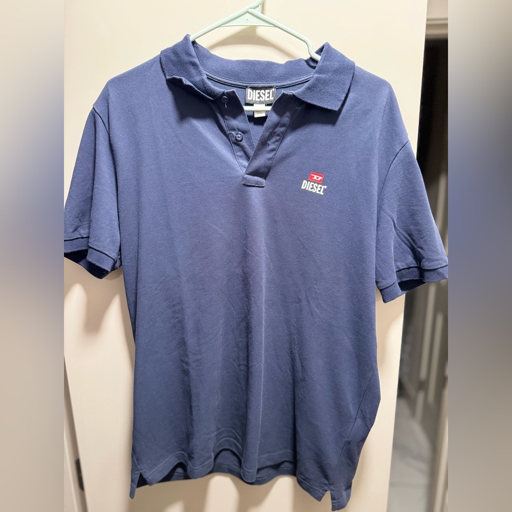 T-Smith-Div Diesel Polo Shirt in Navy Blue